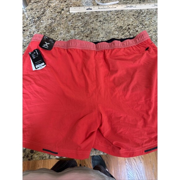Xersion Regular Fit Men’s Basketball Shorts Size 2X  New NWT Red Drawstring - Picture 3 of 6